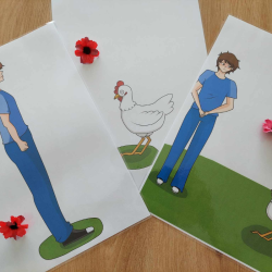 Comment interagir avec une poule?