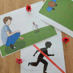 Comment interagir avec une poule?