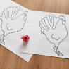 Kit de motricité fine - écriture poule