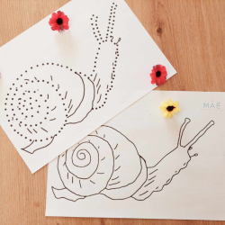 Kit de motricité fine - écriture escargot