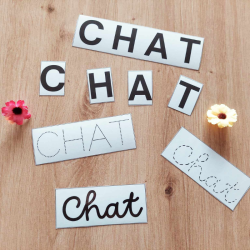Kit motricité fine - écriture Chat