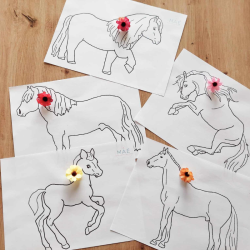 Kit de motricité fine - écriture du cheval